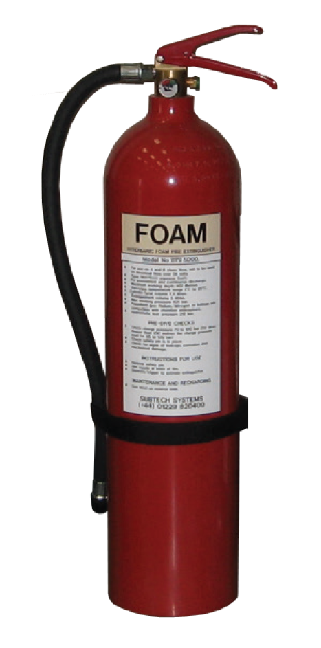 STSM 5000 hyperbaric foam fire extinguisher